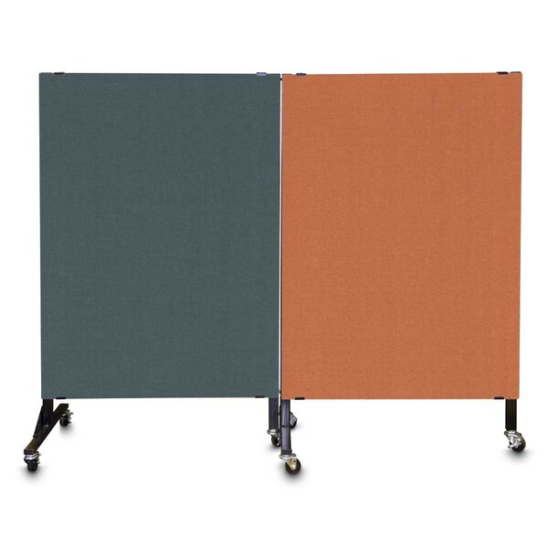 Enclosed Corkboard, 1 Door, 72"x48", 4" Fra
